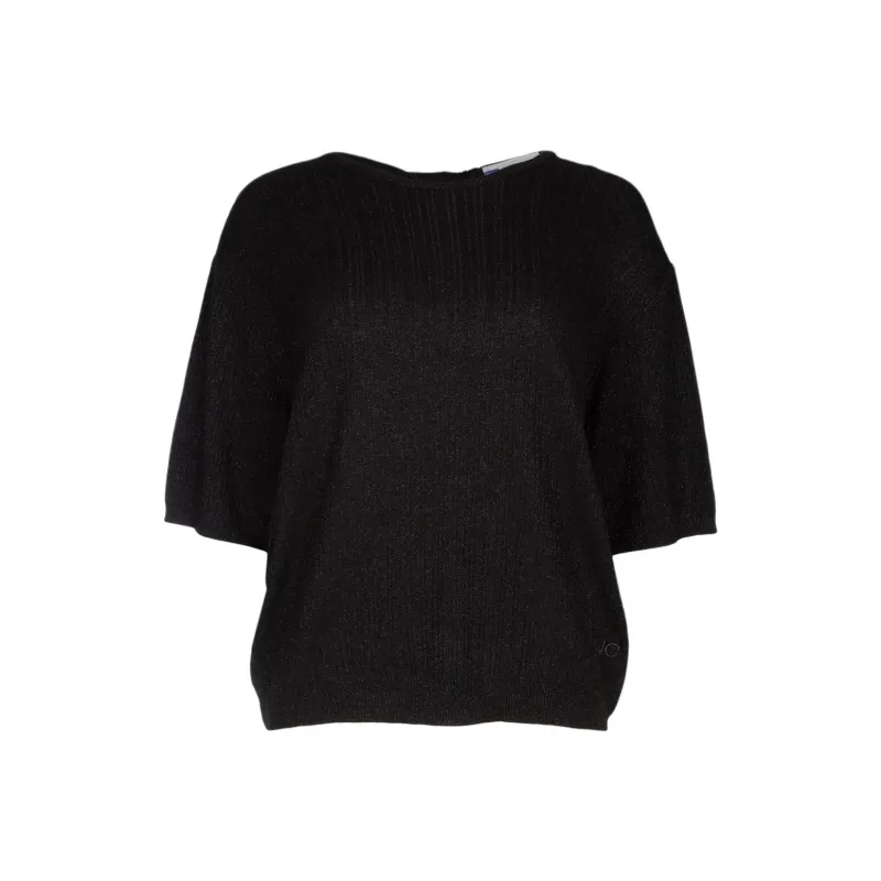 JACOB COHEN Lurex Detailed Twisted Knitted Top-0
