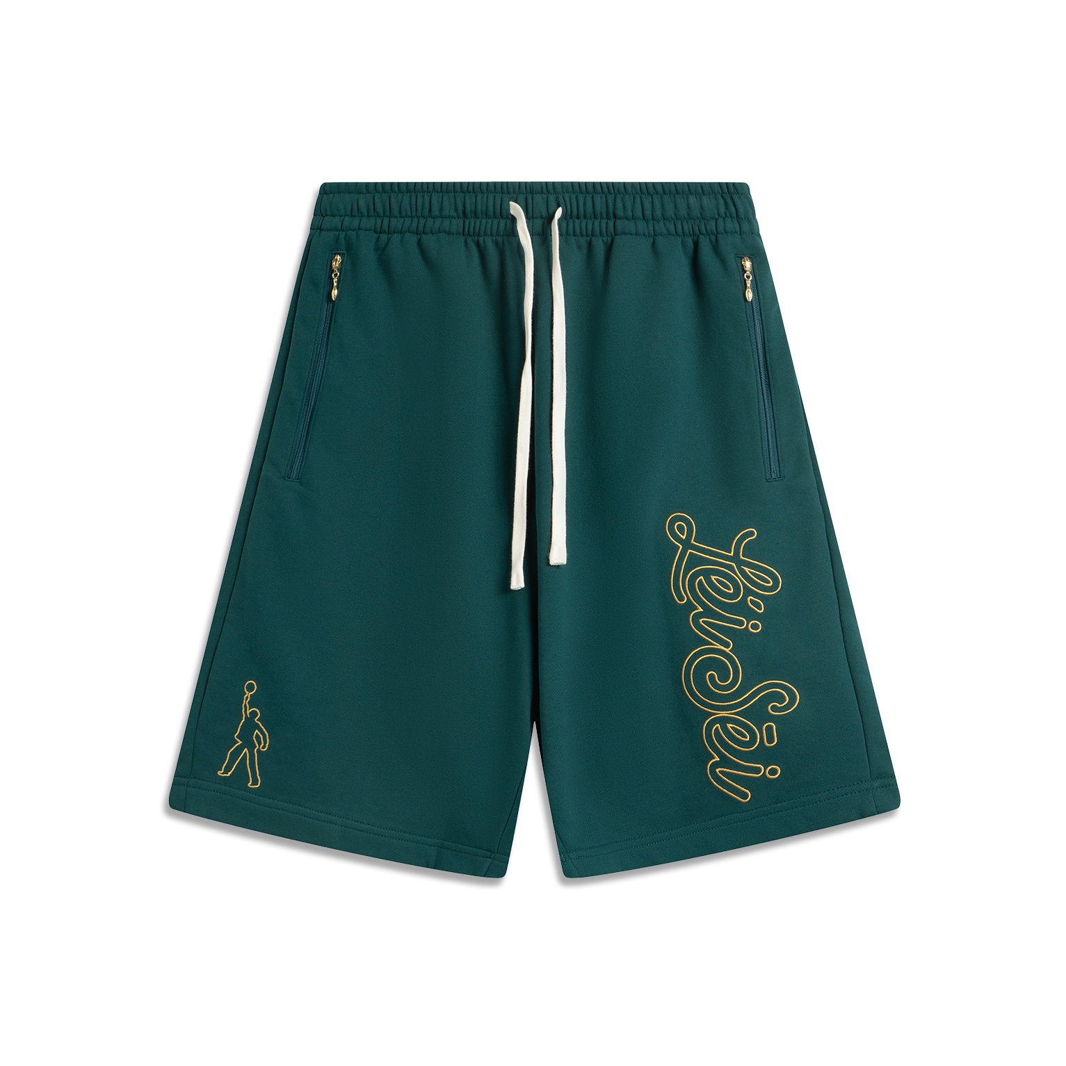 未使用  Shari Bleu - Grass No Greener / 12\" EMBELLISHED SATIN SHORTS | Alix