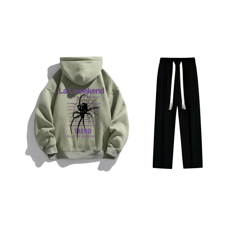 LA'T.WEEKEND Sweatshirt Set Unisex-34
