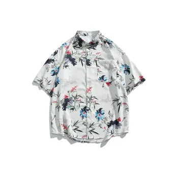 KRISTALIA Shirt Unisex Beige Floral