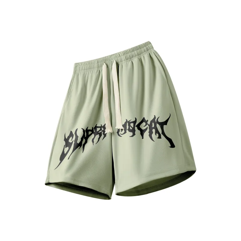 Supremo Cat Casual Shorts Unisex-4