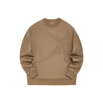 Erke Sweatshirt Fall And Winter Women's Latte Brown