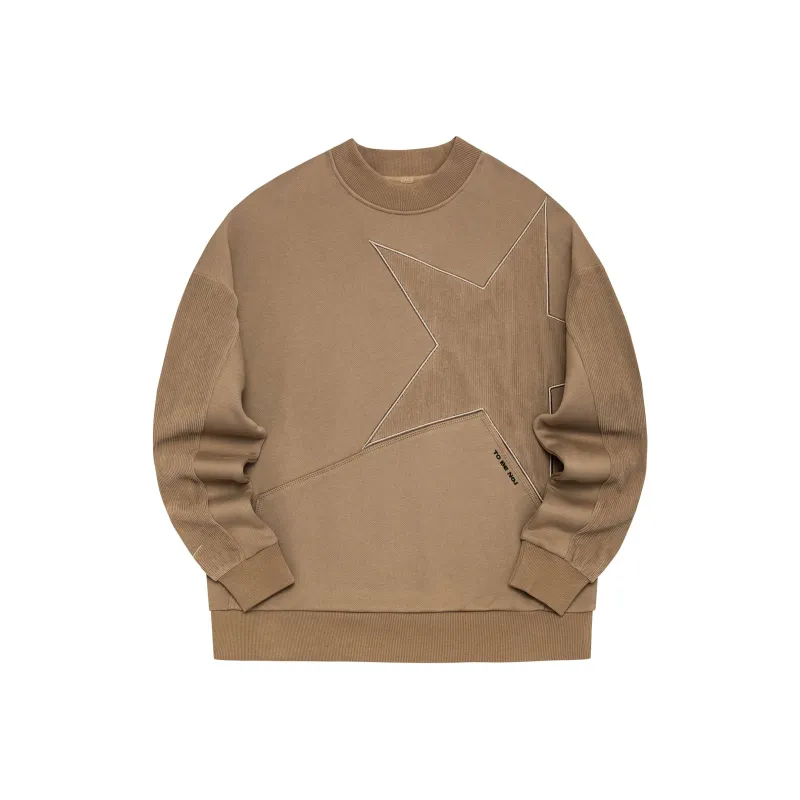 Erke Sweatshirt Fall Winter Women's Latte Brown-0