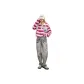 Alumni Rose Red White Stripes