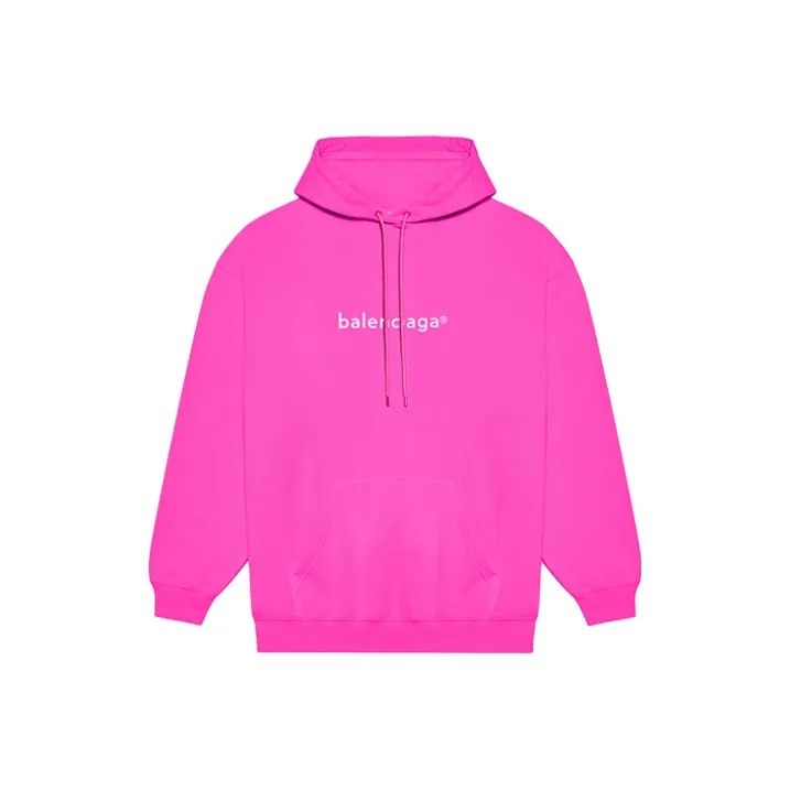 Balenciaga Copyright Hoodie 'Pink'-0