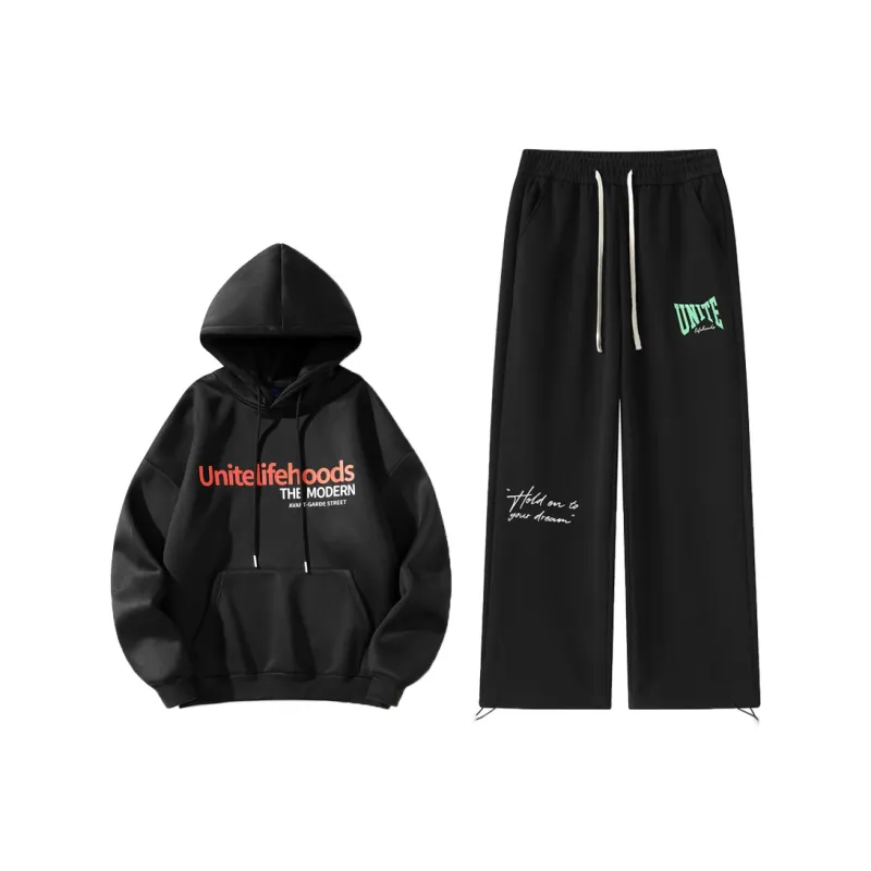 Unite Life HOODS Sweatshirt Set Unisex-0