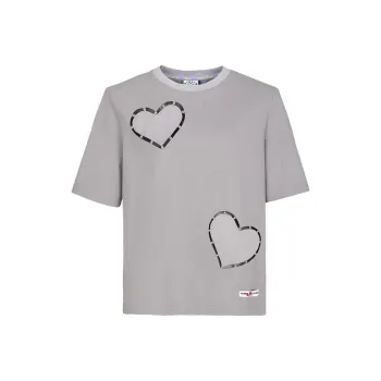 MUKZIN T Shirts Women's Gray