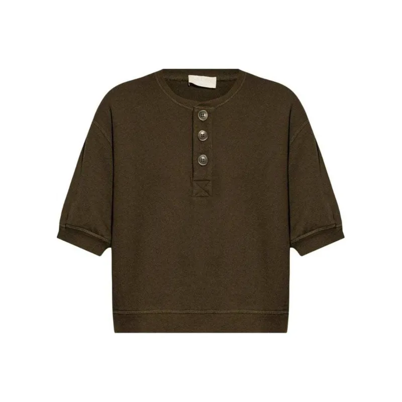 Ulla Johnson Button Detail Casual Top-0