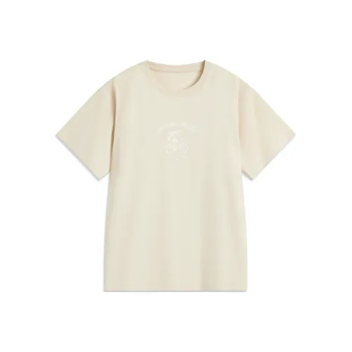 LiNing Sports Life Collection T Shirt Women's Dune Khaki