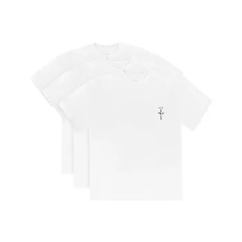 Travis Scott Cj T Shirt 3 Pack White