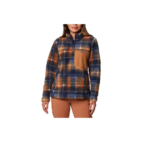Columbia West Bend Quarter Zip II Sweater Women's Marine Blue