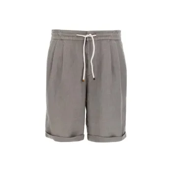 Brunello Cucinelli Elasticated Knee High Shorts