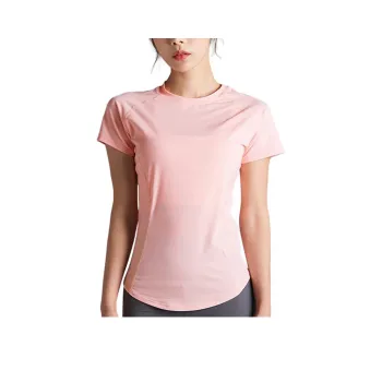 XEXYMIX Raglan Sleeve T Shirt Women's Tropical Pink