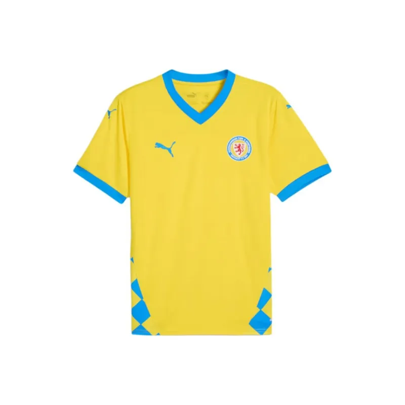 PUMA SS24 Eintracht Braunschweig Soccer Jerseys Men's Blue Yellow-0