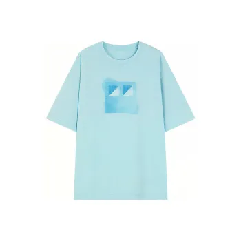 UOOYAA BABY MOSAIC Series T Shirts Women's Blue