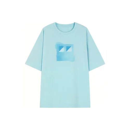 UOOYAA BABY MOSAIC Series T Shirts Women's Blue