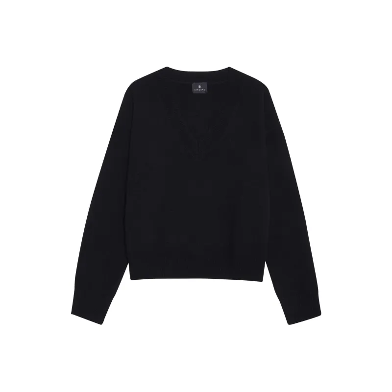 Anine Bing Lee V neck Cashmere Jumper-0