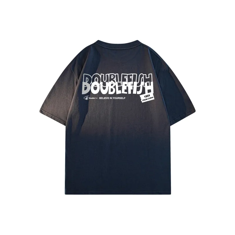 DOUBLEFISH Short Sleeved T Shirts Unisex-5