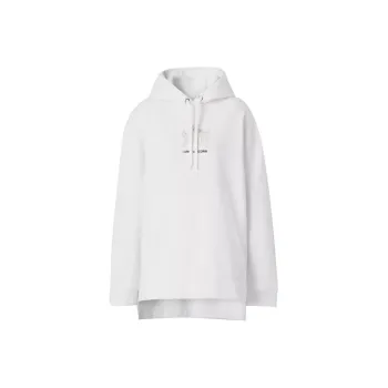 Burberry Step hem Embroidered Hoodie