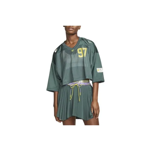 Nike T Shirts Women's Fir Wood Green