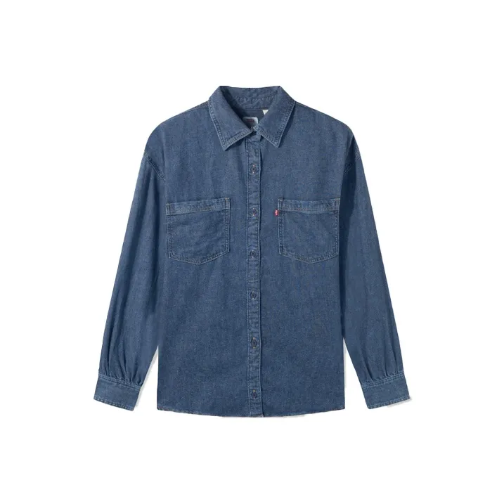 Levis Shirts Women's Blue-0
