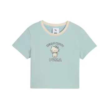 PUMA Playera Mujer PUMA X Hello Kitty