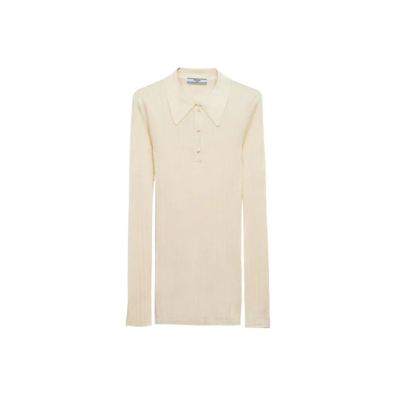 PRADA SS24 Knitwear Women's Beige-0