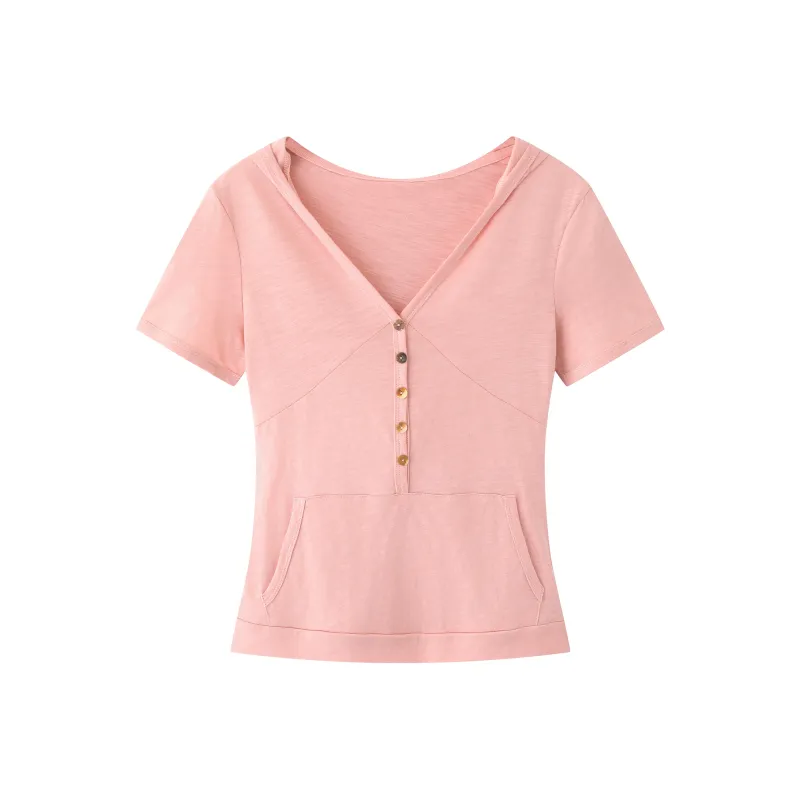 ZAZN Regular T Shirt Women's Light Pink-0