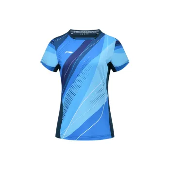 LiNing T Shirt Women's Vibrant Blue