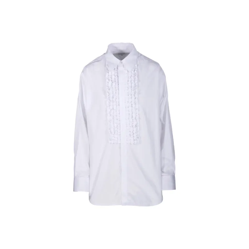 Bottega Veneta Ruffled Detail Shirt-0