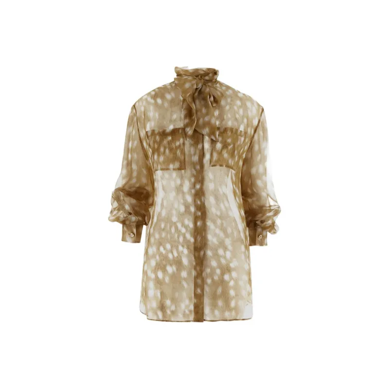 Burberry Shirts Women's Honeys Beige-0
