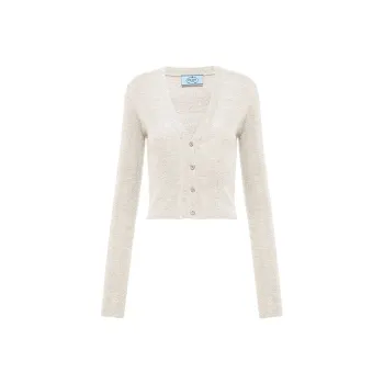 PRADA Slim Fit Knitwear Women's Beige