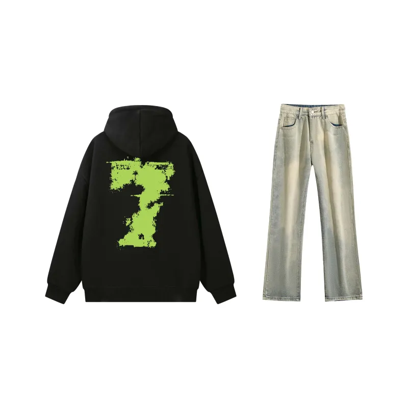SUNSETMONENT Sweatshirt Set Unisex-19