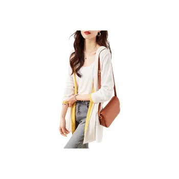 Mo Han Yi Mei Knitwear Women's White & Yellow