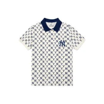 MLB Base Logo SS22 Polo Shirt Women's Cream