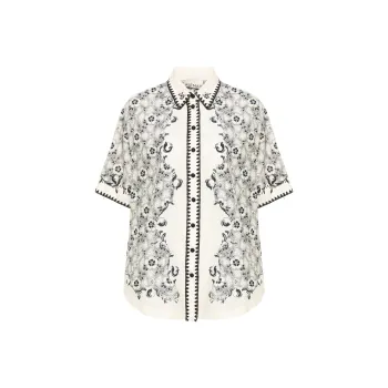 ALEMAIS Airlie Floral-print Shirt