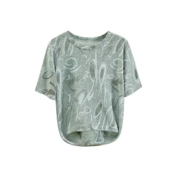 TOUCH T Shirt Women's Gray Green