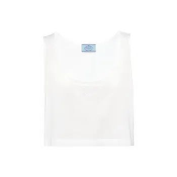 PRADA SS22 Tank Tops Women's White