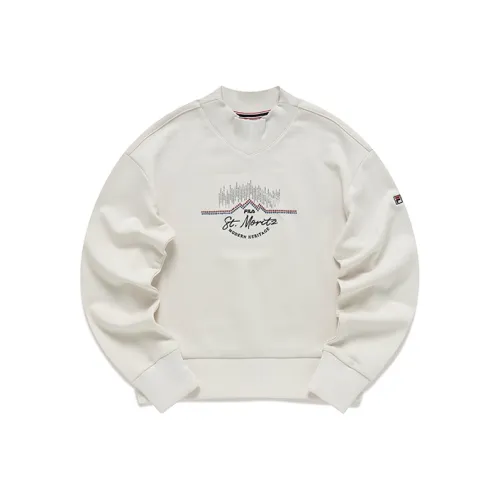 FILA Sweatshirts Women's Steam White