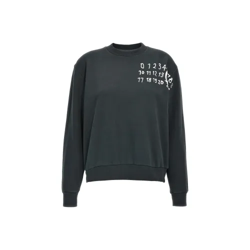 MM6 Maison Margiela Numbers Motif Sweatshirt 'Black'