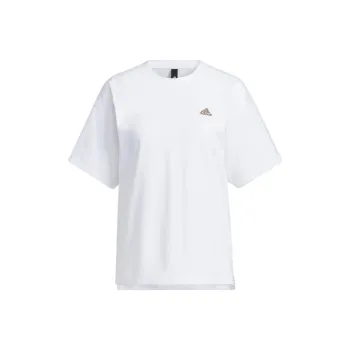 adidas Women'ss Logo Letter Word SS T Shirt White