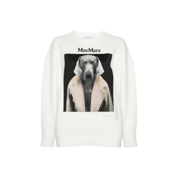 MaxMara Logo Embroidered Crewneck Sweatshirt