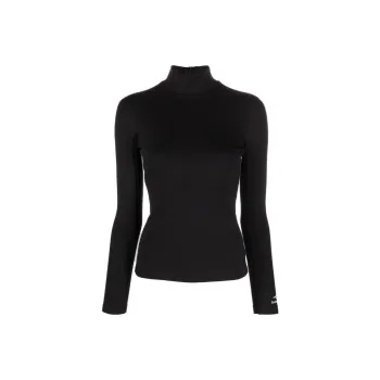 Balenciaga 3B Sports Icon Turtleneck Shirt Black