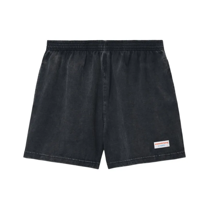Alexander Wang Bodywear Series Casual Shorts Unisex Black-0