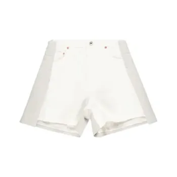 Sacai Denim X Wool Melton Shorts