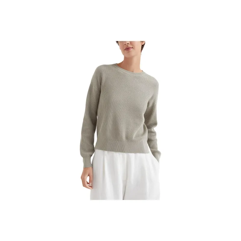 Brunello Cucinelli Sweater Women's Light Gray-0