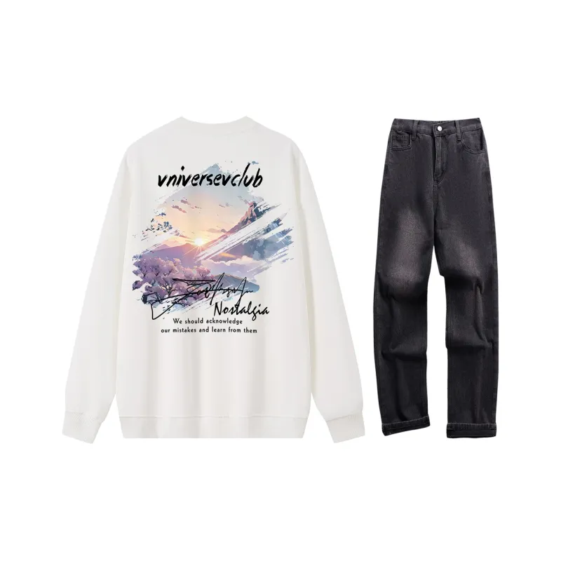 VniVerseVClub Sweatshirt Set Unisex-2