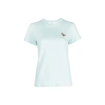 Maison Kitsune T Shirts Women's Pink/Blue