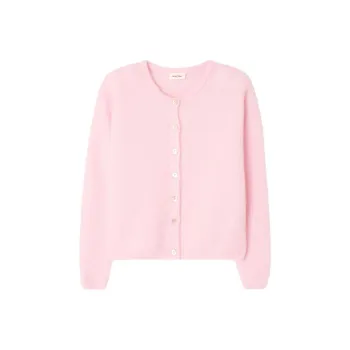 AMERICAN VINTAGE A.M SS25 Gilet Femme Vitow Sweater Women's Sugar Pink