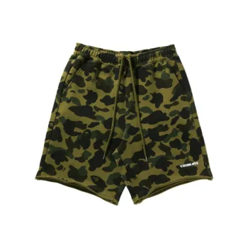 A BATHING APE 1st Camo Heavy Washed Relaxed Fit Sweat Shorts